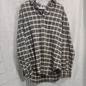 Ralph Lauren Black and White Checkered Shirt